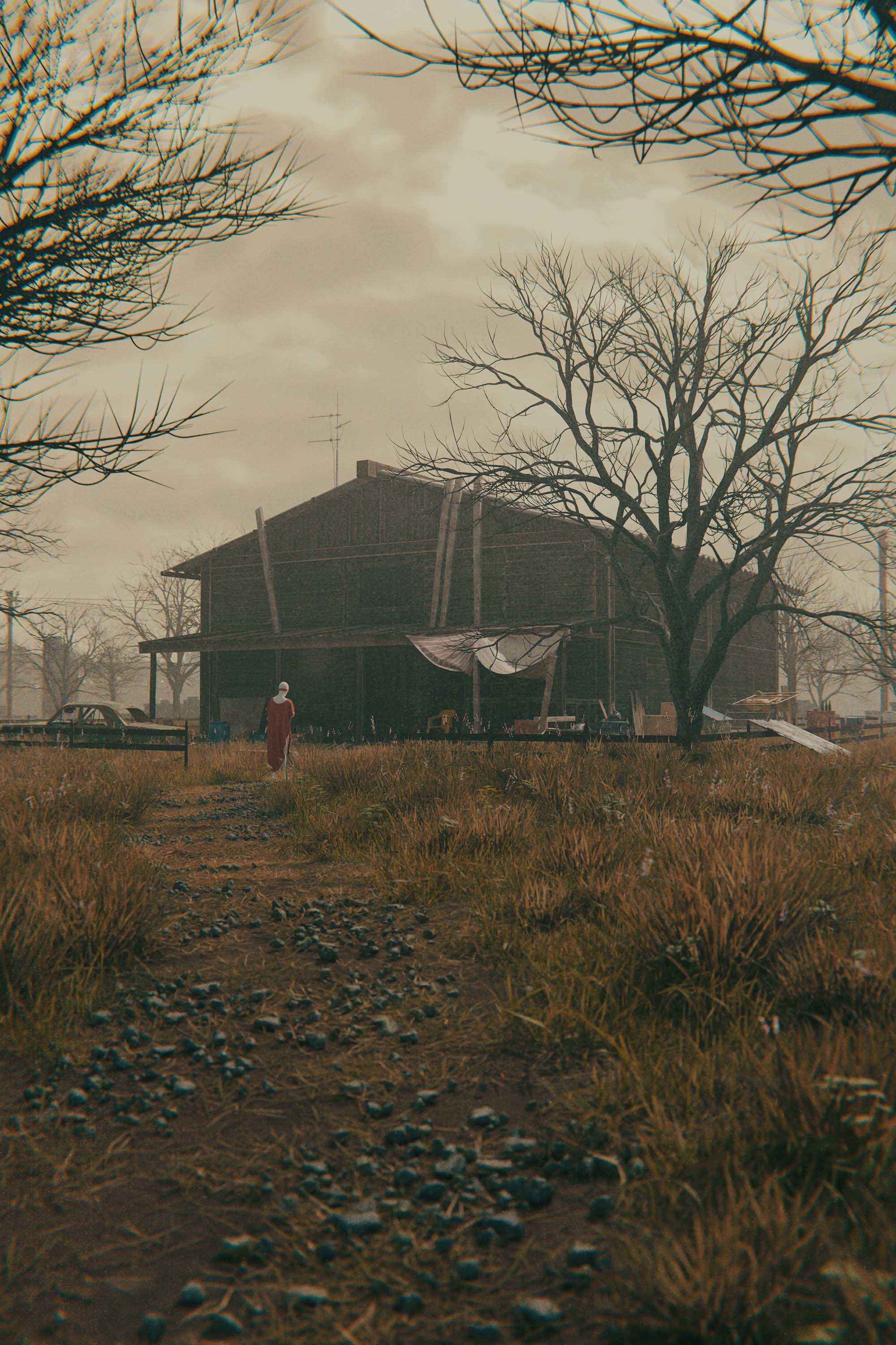 The Crimson Veil of Desolation